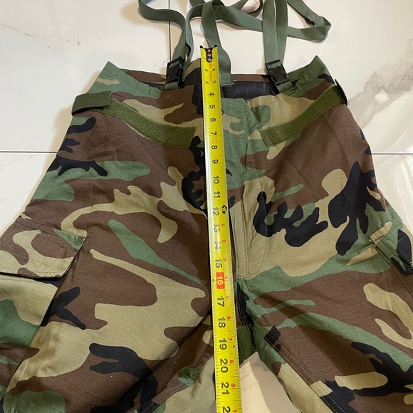 Military Baggy  Chemical Protective Carbon Sphere Class Woodland Camo SuitSize M - Picture 7 of 9